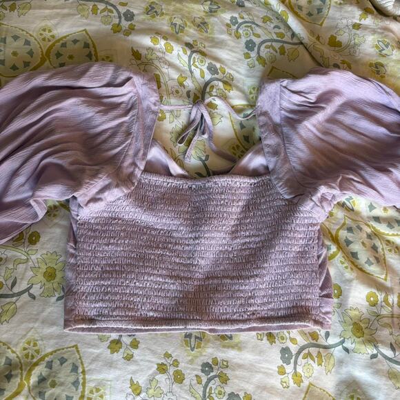 Band Band of Gypsies Lilac Long Sleeve Sweetheart Neckline - Picture 5 of 7